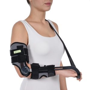 Adjustable Elbow Contracture Splint With Hand Support - elbow support supplied by SINEM Afrique Medical Cameroon
